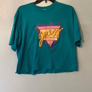 1989 Authentic Guess Crop top Vintage 80s.